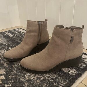 Anne Klein Sport Taupe Ankle Boots